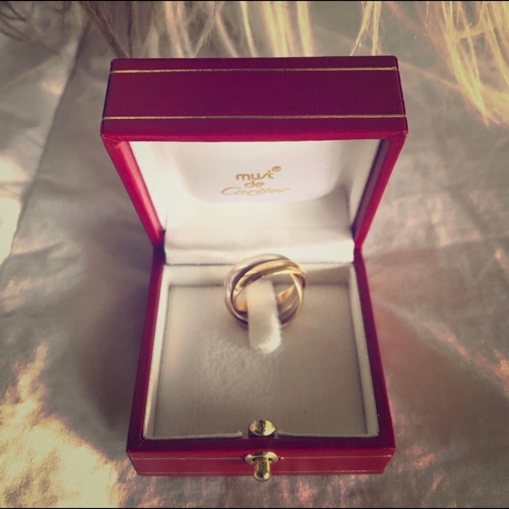 Authentic Cartier Trinity Ring
